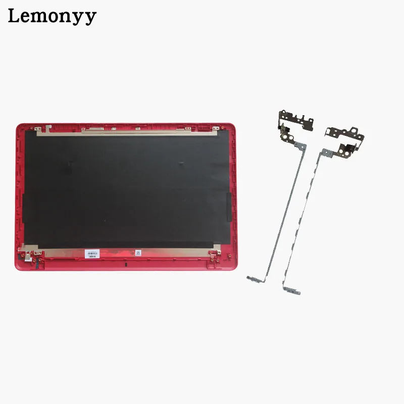 Red A and Hinges Ноутбук для hp 250 G6 255 G6 256 G6 258 G6 TPN-C129 TPN-C130 ЖК задняя крышка/ЖК передняя рамка/петли крышки - Цвет: Red A and Hinges