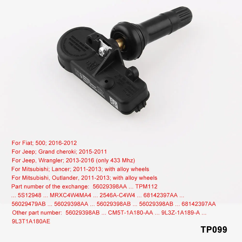 Новый OEM 56029398AB 68241067AB для CHRYSLER JEEP DODGE TPMS датчик давления в шинах|Датчик давления| |