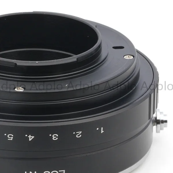 Адаптер объектива Pixco работает для регулировки диафрагмы Canon EOS EF Nikon 1 V3 AW1 J3 J2 J1 S1 V2