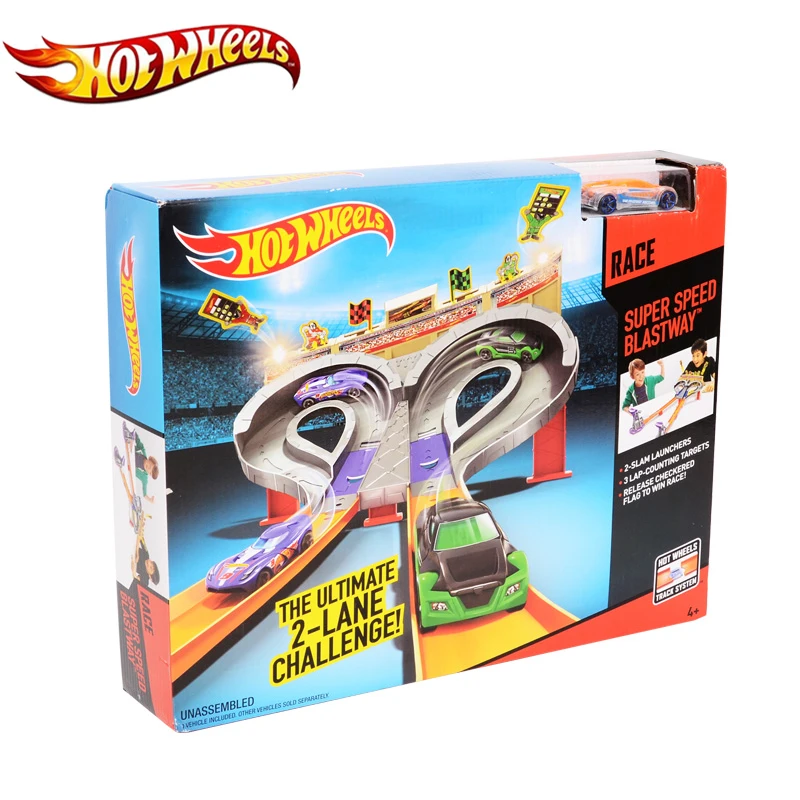 

Genuine Hot Wheels Sport Track Toy High Impact Funny Toy High Quality Gift Box Car Hotwheels Track Mode CDL49 For Kids