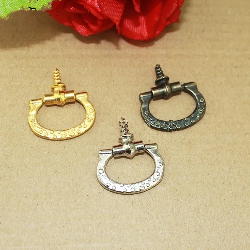 Античные ручки шкафа Коробка ювелирных изделий шкаф с выдвижными ящиками сплава