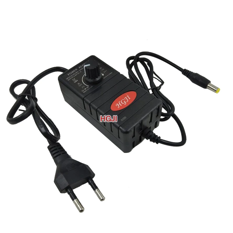Регулируемый адаптер питания 2V-24V1A 1.8v2.2v 3.8v5v 6v 7v 8v 13v 16 17v18v 20v 22v 24v Регулируемый адаптер для вентилятора регулятора скорости
