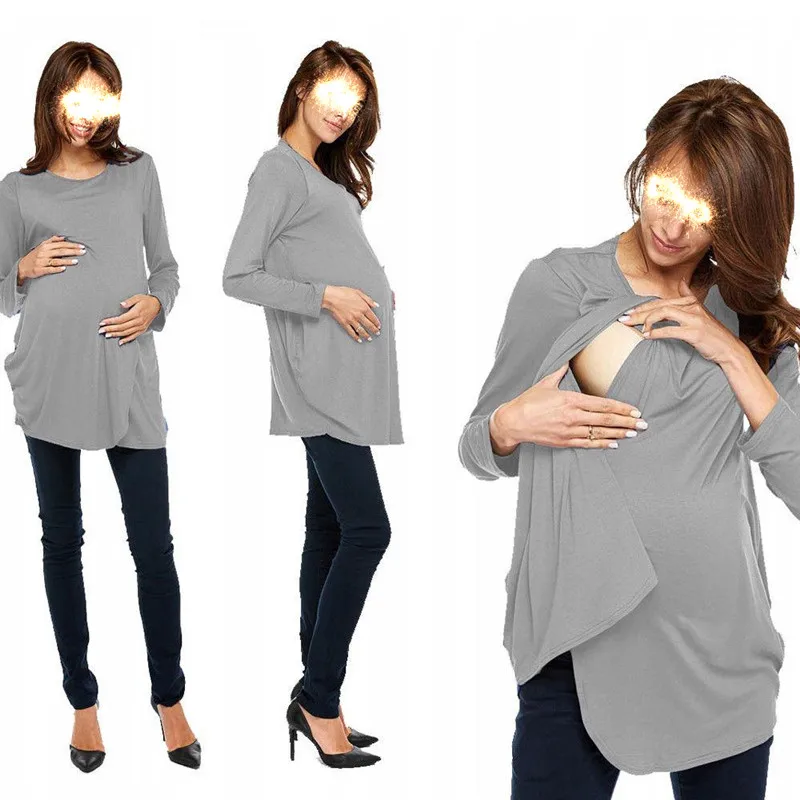 Женская футболка с длинным рукавом и круглым вырезом|Футболки| |