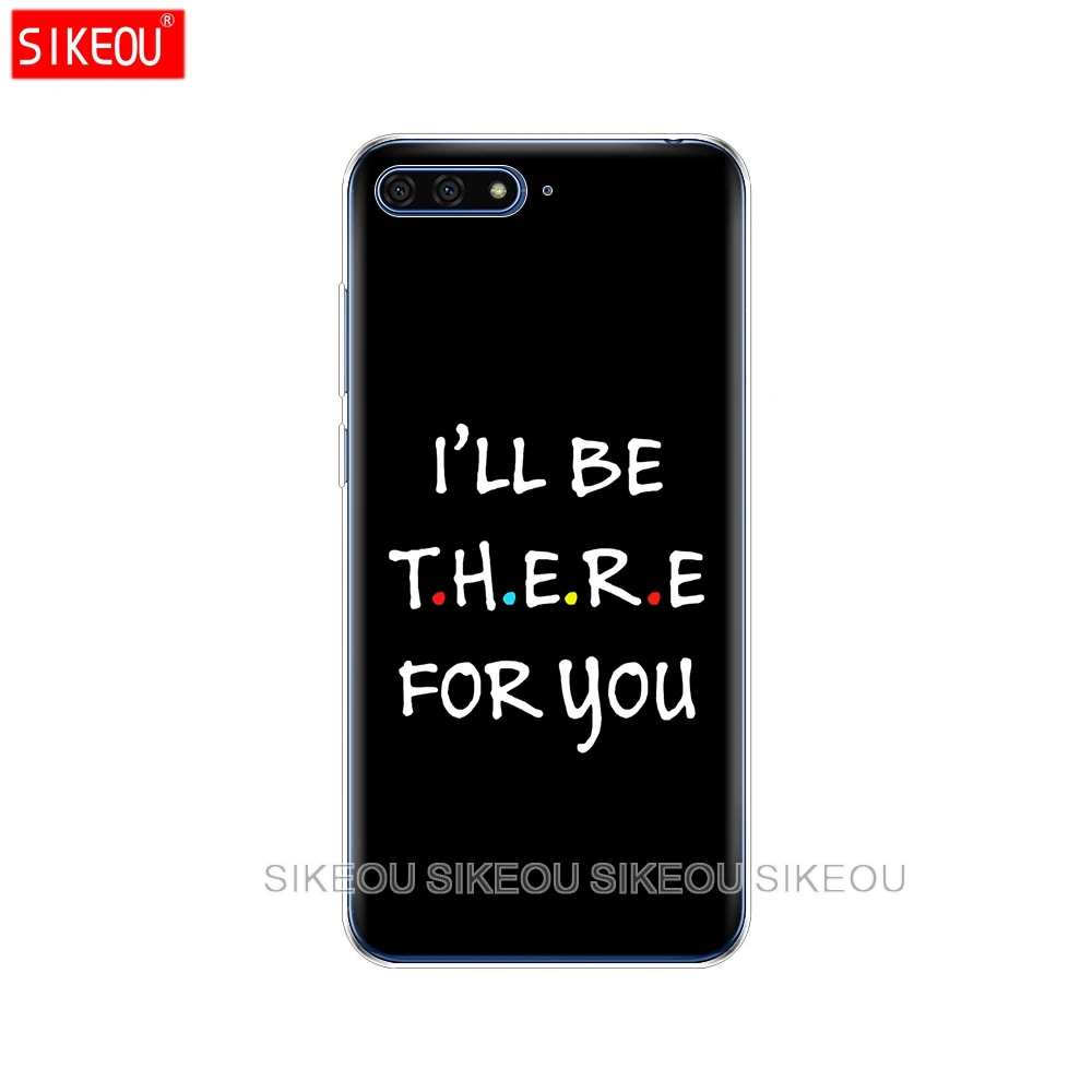 Силиконовый чехол для телефона huawei Honor 7A PRO 7C Y5 Y6 Y7 Y9 Prime Friends сериал ТВ шоу Sitcom - Цвет: 60784