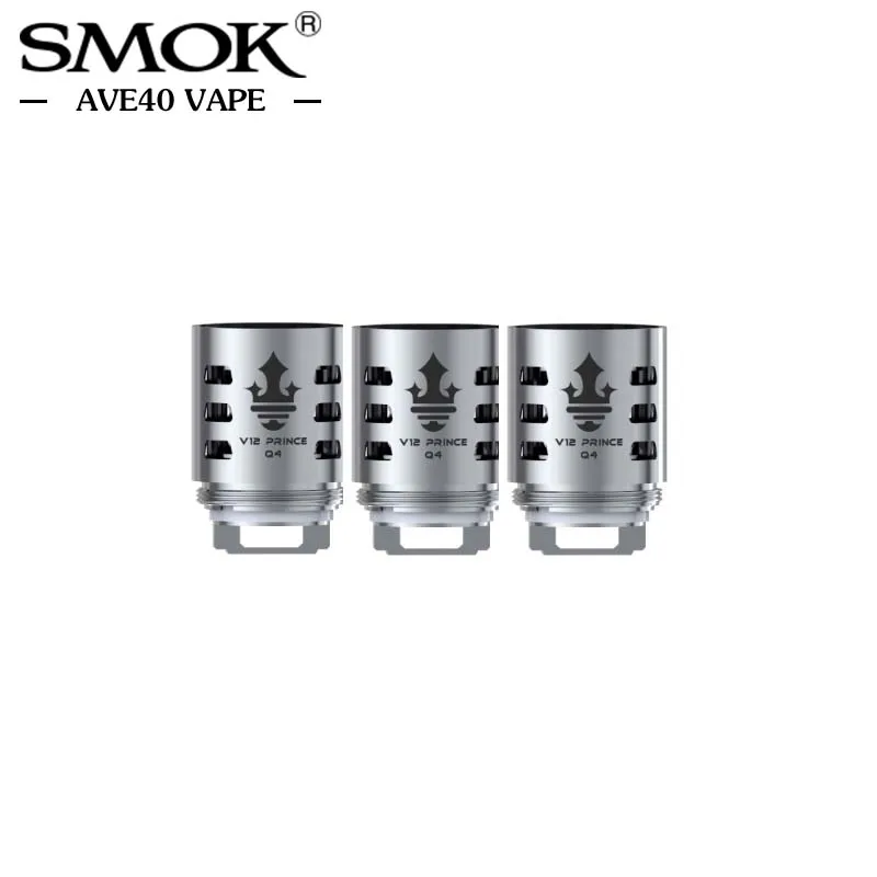 9 шт./лот оригинальный SMOK TFV12 Prince сменная катушка Q4/X4/X6/T10 0/M4/Mesh/Strip Core для Tank e