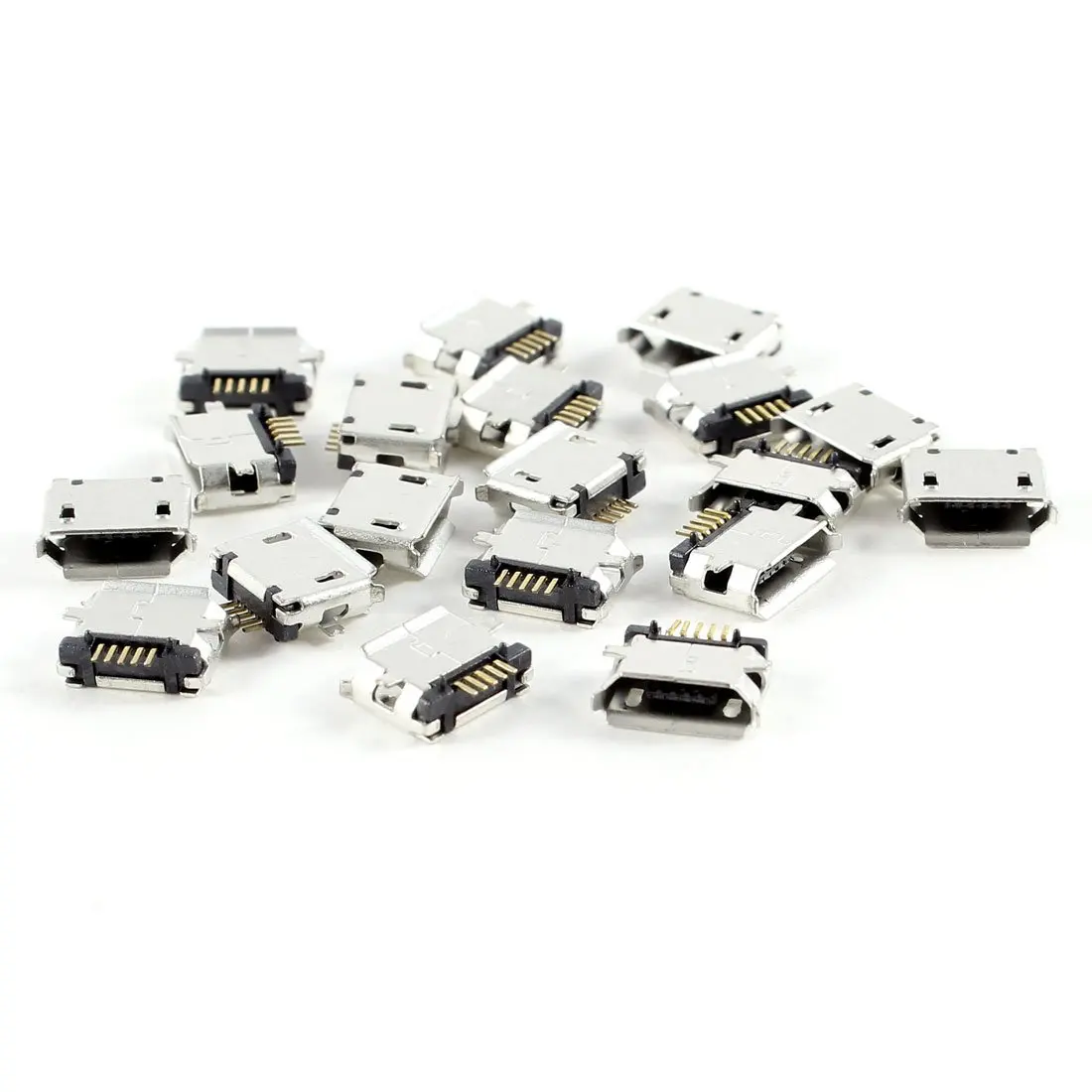 Акция! 20 шт. микро USB Тип B гнездо 180 Градусов 5-Контактный SMD SMT пайки Jack |