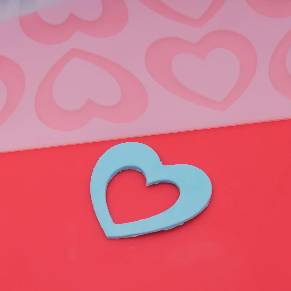 DIY 3D сердце Форма силиконовые формы для торта декоративные инструменты