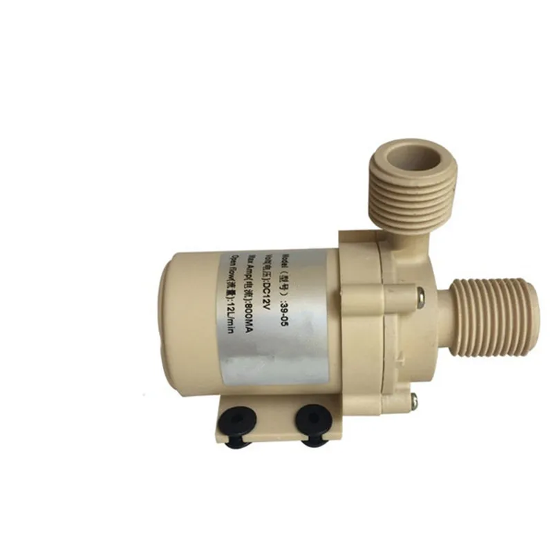 Бесщеточный бесшумный водяной насос для душа 12 В солнечный водонагреватель