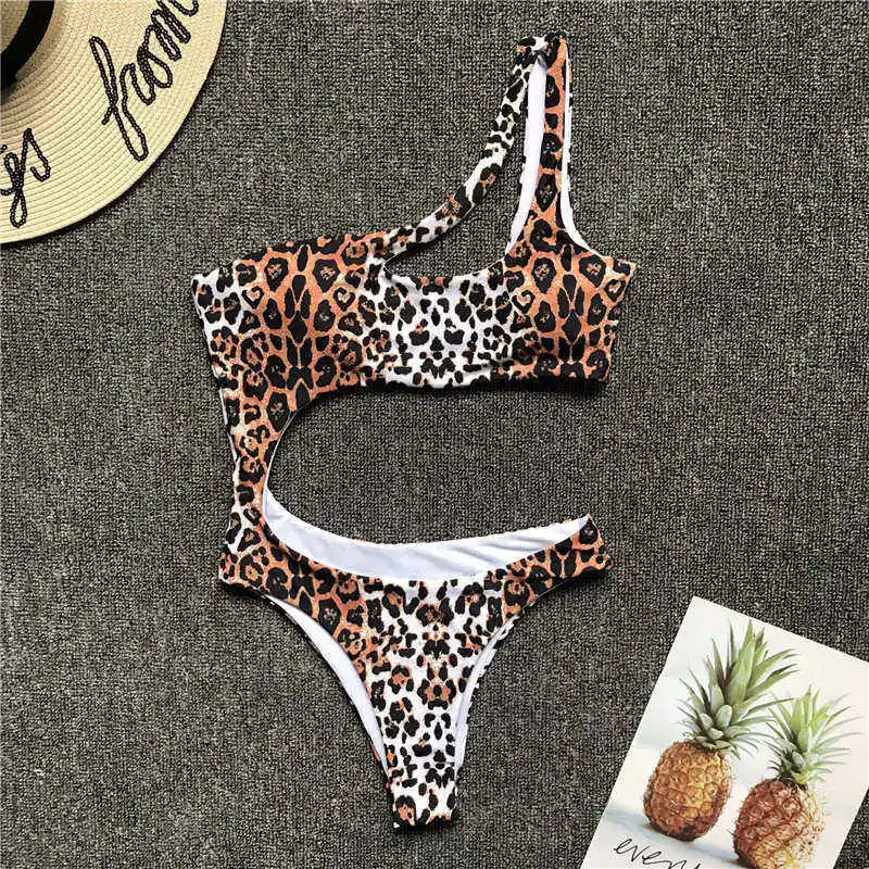 Bikinx женский купальник на одно плечо, новинка, летняя одежда, бикини с высокой посадкой, сексуальный купальник с пуш-ап, женский купальник для пляжа, купальные костюмы - Цвет: 426-6