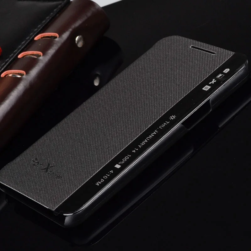 Для LG X power чехол для телефона для LG X power K220ds чехол быстрый ответ Окно флип умный чехол для Capa LG X power чехол для телефона lf307
