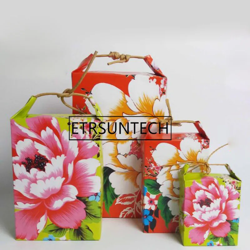 100 шт. бумажные пакеты в китайском винтажном стиле с рисом зерном кофейными