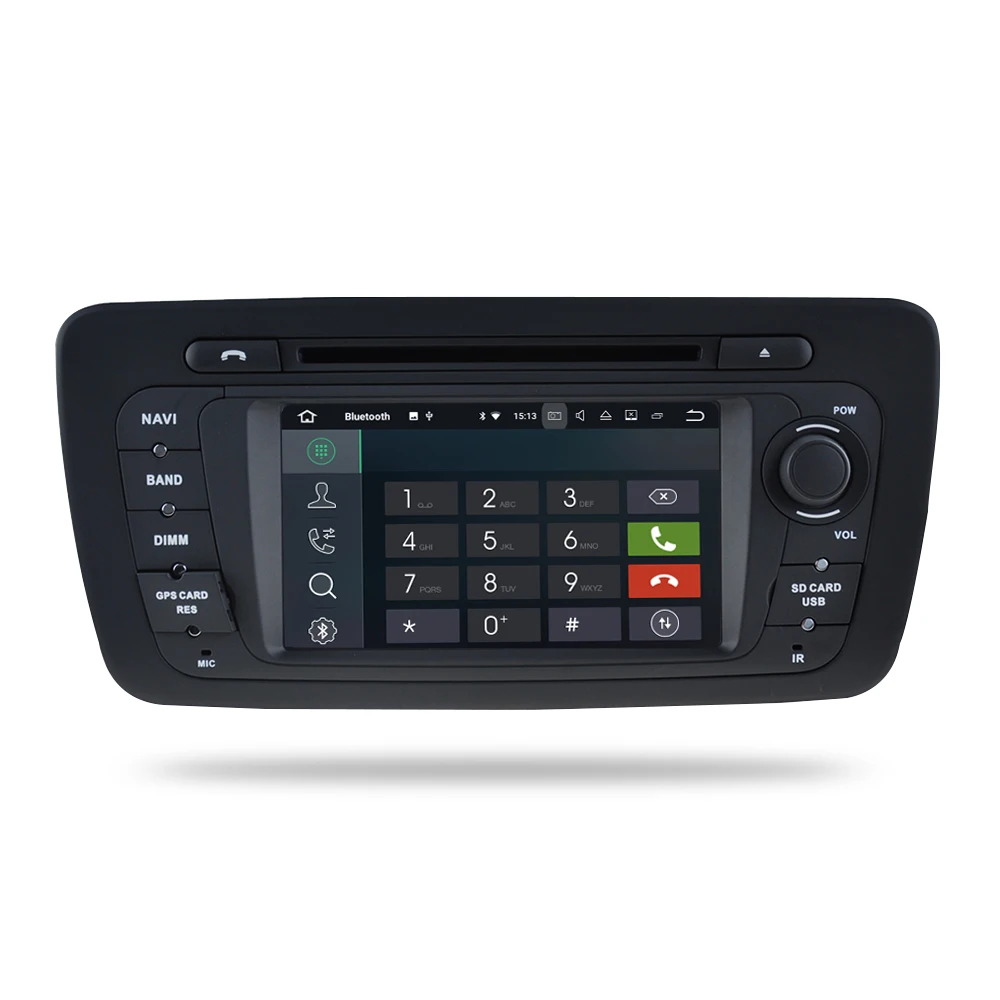 Android 7 1 Автомобильный DVD стерео плеер gps ГЛОНАСС навигации мультимедиа для Seat Ibiza