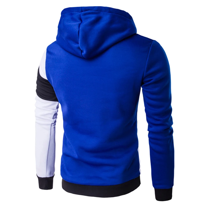 Новый Мода 2017 г. Толстовки Для мужчин хип-хоп Марка Толстовка Цвет шить толстовка