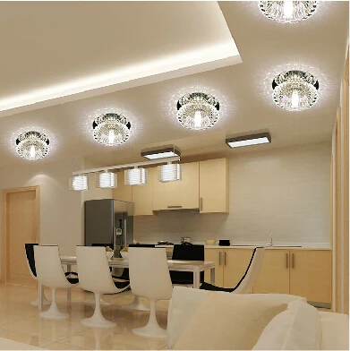 Бесплатная доставка 3 Вт потолочные светильники современные светодиодные лампы