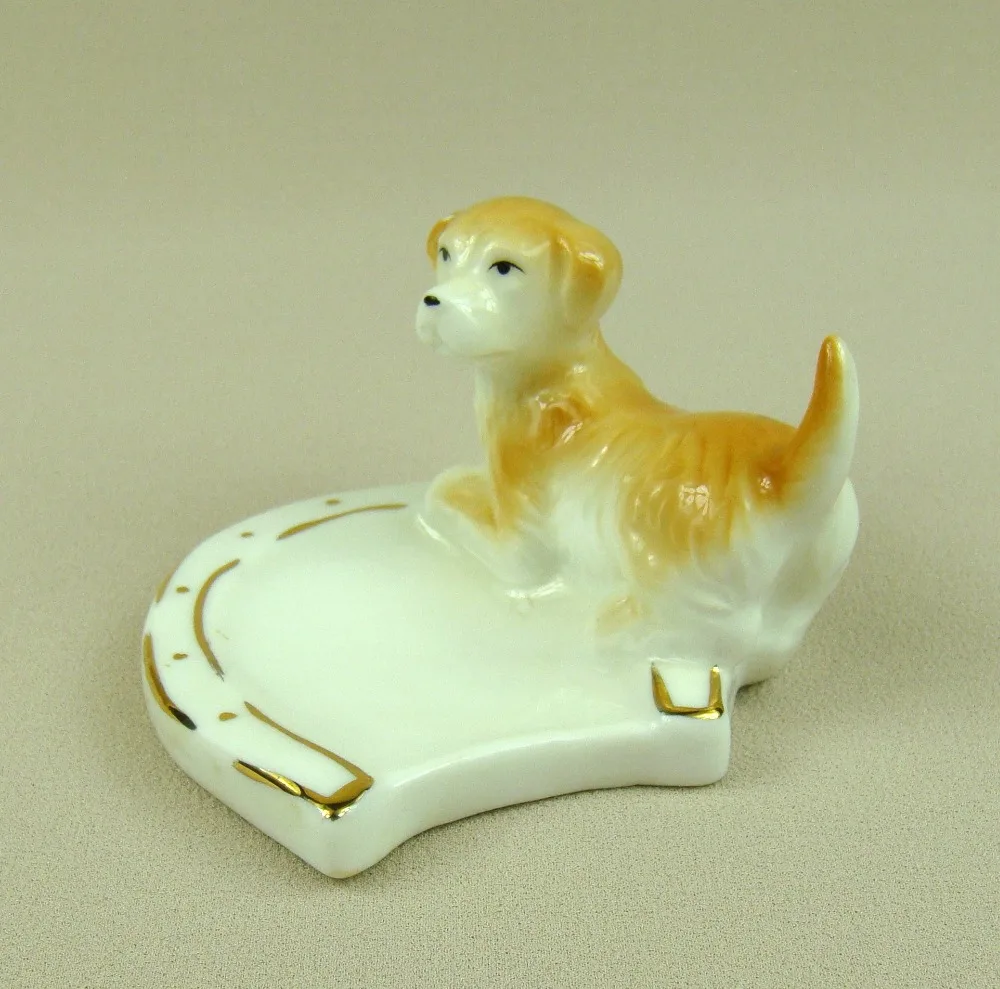 Фарфоровый лабрадор ретривер блюдо для украшений декоративная керамика