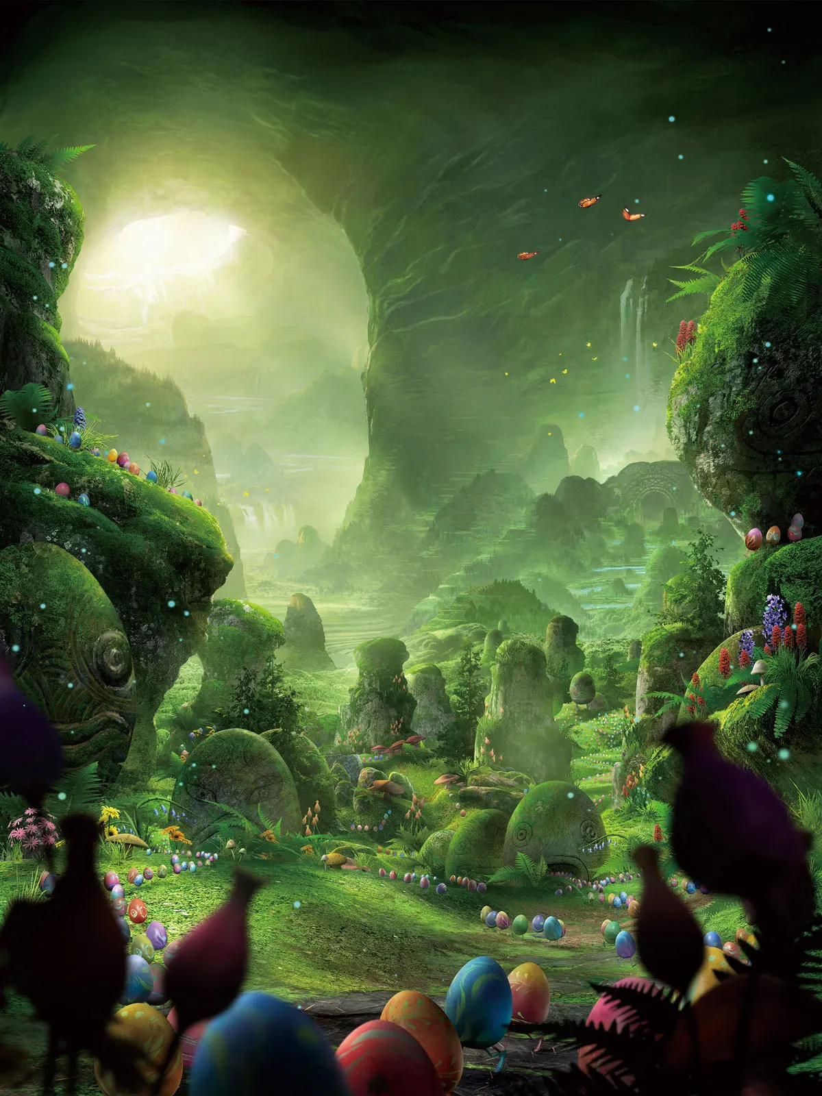 LIFE MAGIC BOX яйцо мечта 150x200 см фон для фотосъемки идеи Пасхальной лес J02763|forest photo