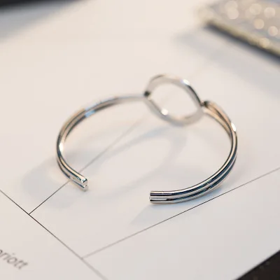 Личности просто открытие пара браслет моды Медь Круглый сердце ювелирные