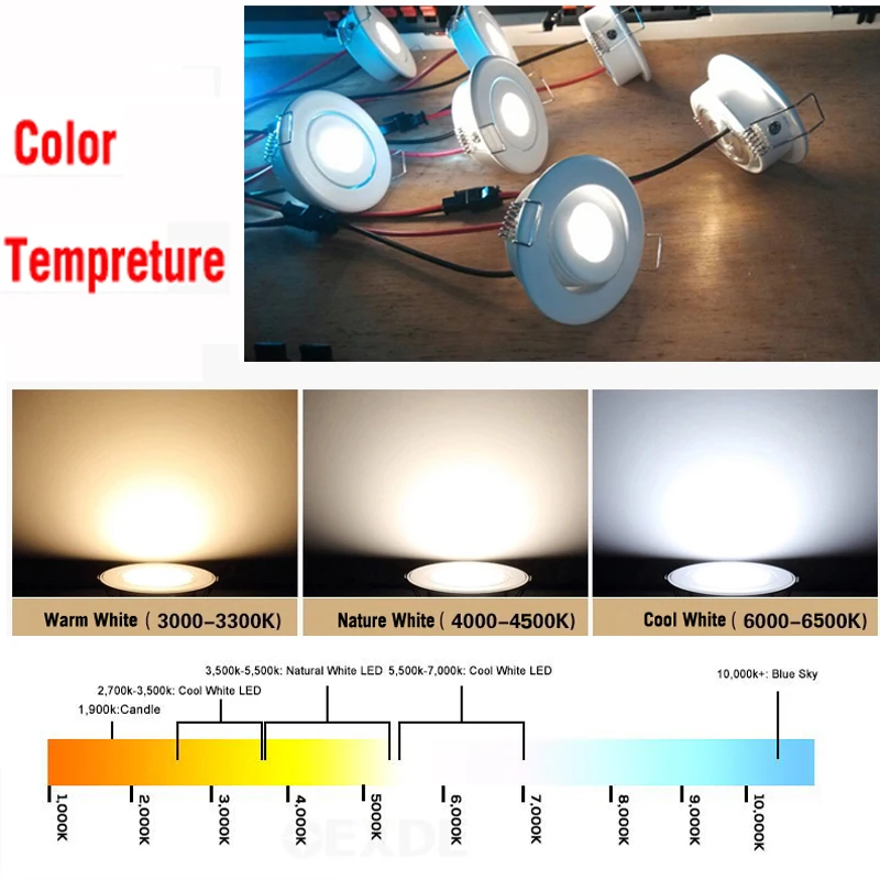 1 Вт 3 Светодиодная лампа светильник теплый белый Естественный чистый