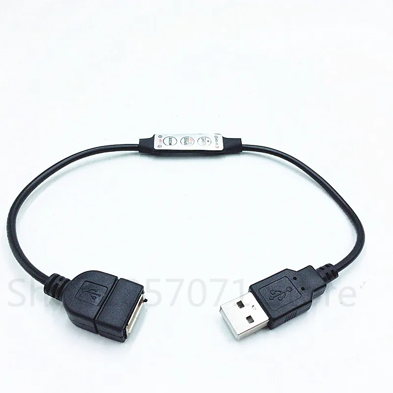 USB штекер и гнездо светодиодный контроллер с 3 кнопками 5 24 В диммер пульт