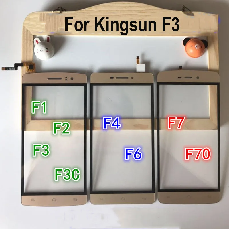 

Для Kingsun F3 F 3 KingsunF3 Сенсорная панель экран дигитайзер стекло сенсор сенсорный с гибким кабелем