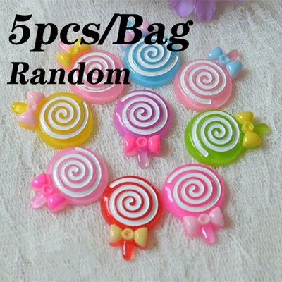 5pcs Lollipop7 100 мл Радужный слизик пушистый Пластилин для моделирования детей полимерные развивающие игрушки безопасный хлопок слизик антистресс Пластилин подарки - Цвет: 5pcs Lollipop7
