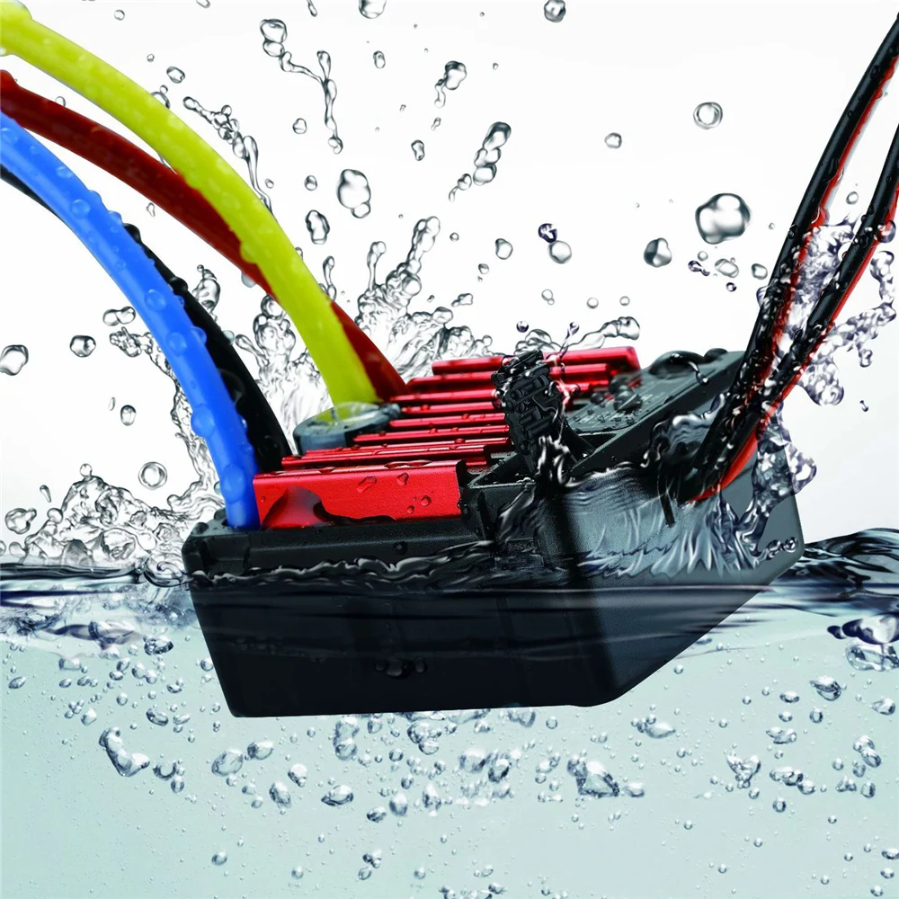 

Electronic Speed Controller Brushed Truggy Parts DIY For Model Vehicle 1:10 Waterproof Excellent current endurance.