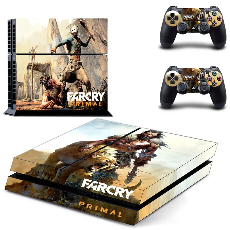 Наклейка Game Far Cry Primal для консоли Sony PlayStation 4 и контроллера PS4 виниловые