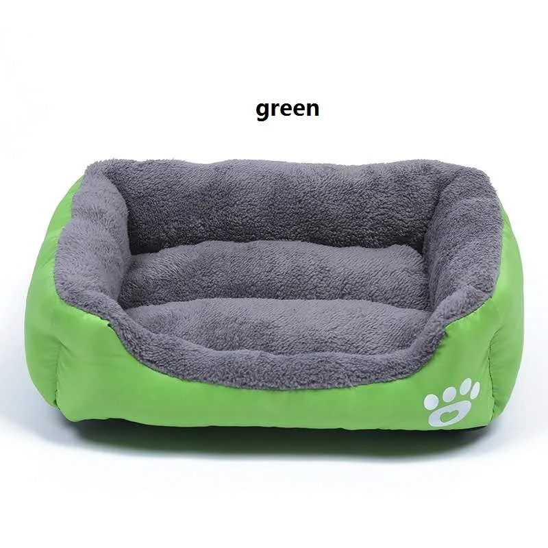 green S-3XL, 7 цветов, общий домик для домашних животных, конфетная квадратная подушка для собак, охлаждающий коврик для собак, чтобы спать в удобной кровати для домашних животных - Цвет: green