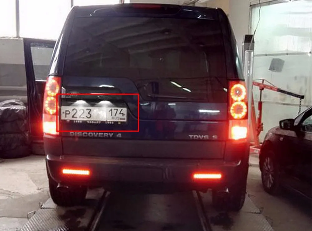 ANGRONG 2x для Land Rover Range Rover Sport freelander 2/LR2(L359) Дискавери 3 4 белый номерной знак светодиодный светильник(CA293