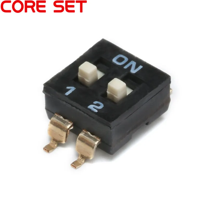 10 шт./лот SMD DIP переключатель 2/4/8 Pin 2 54 мм шаг Красный Синий защелкивающиеся