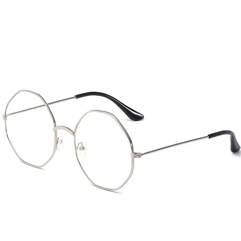 Очки с прозрачными линзами для мужчин и женщин нестандартные большие круглые