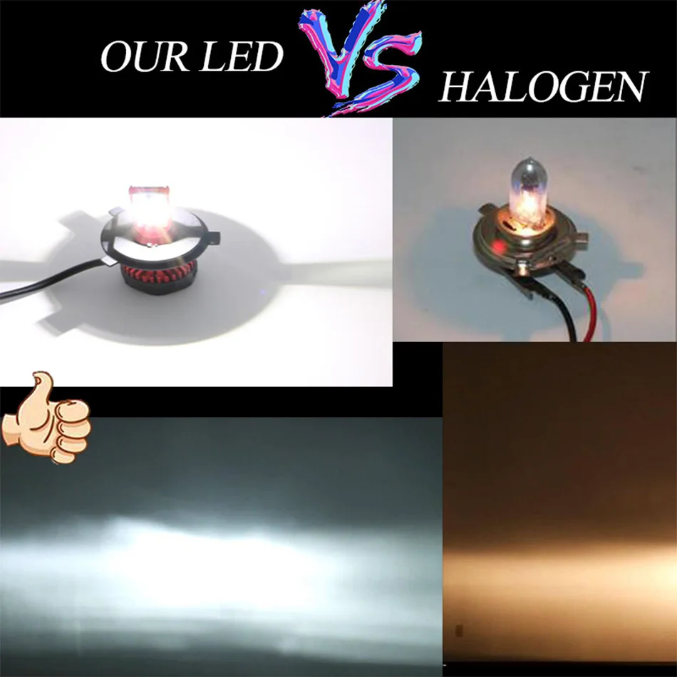 YAMYFF Автомобильные фары LED H7 H4 H1 H11 светодиодные лампы H8 H3 9005 9006 H27 880 881 CSP 12000LM 6500K |