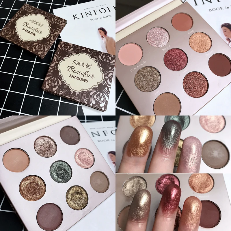 Новое поступление 9 цветов мерцающие тени для век duochrome одиночные