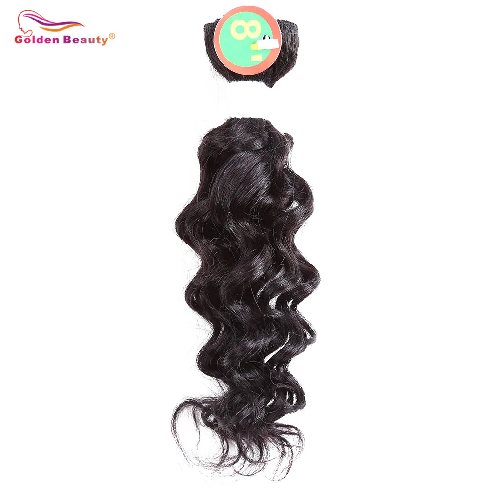8-14 Deep Wave Ombre Hair Bundles - Burgundy Synthetic Short Sew in Hair Extensions (Heat Resistant) | 8pcs/Pack image 5