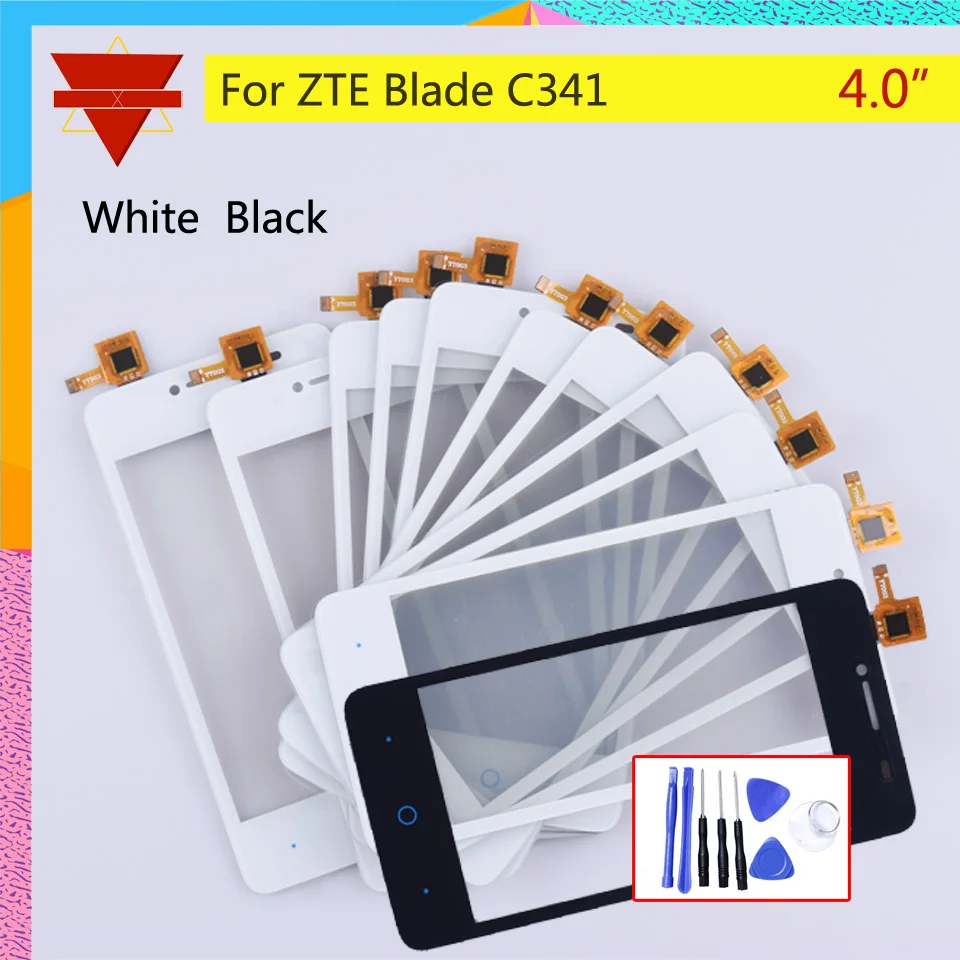 Сенсорный экран дигитайзер для zte Blade C341 C 341 Сенсорная панель объектив Переднее