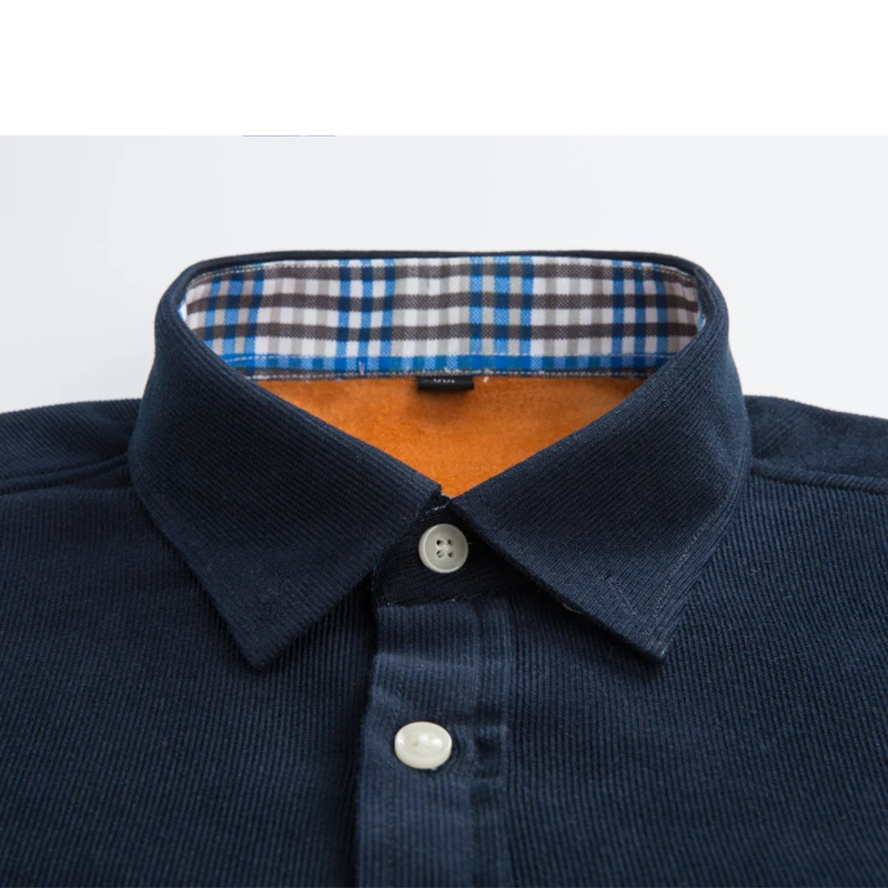 Jamickiki мужские Рубашки Зимняя Мода Вельвет Одежда Мужчины Сгустите Теплый