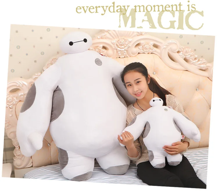 Белый Большой Герой 6 робот Baymax плюшевая мягкая игрушка кукла