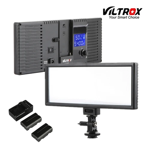 Красный Viltrox L132T lcd двухцветный Регулируемый тонкий портативный ручной DSLR видео светодиодный светильник+ батарея+ зарядное устройство для телефона youtube show Live - Цвет: Красный