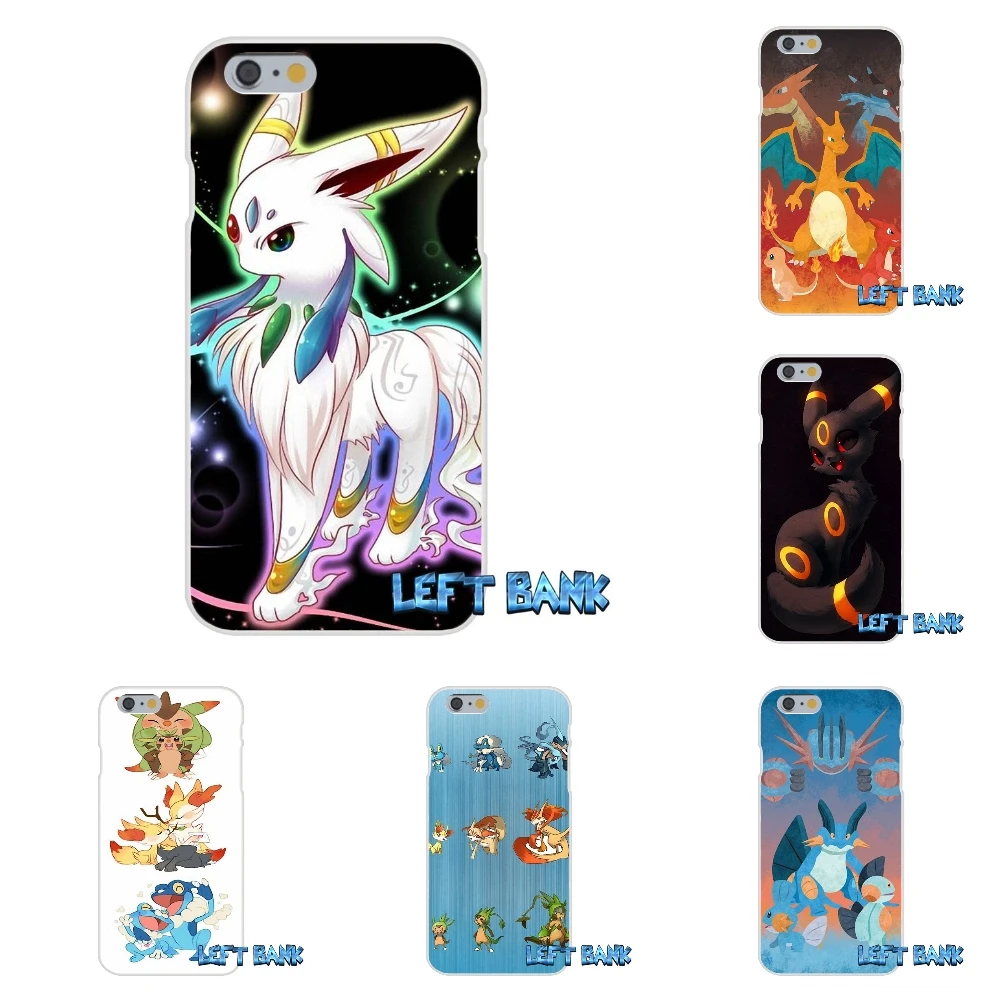 Evolution of Pokemons Мягкий Силиконовый ТПУ Прозрачный чехол для iPhone 4 4S 5 5S 5C SE 6 6S 7 Plus|case for