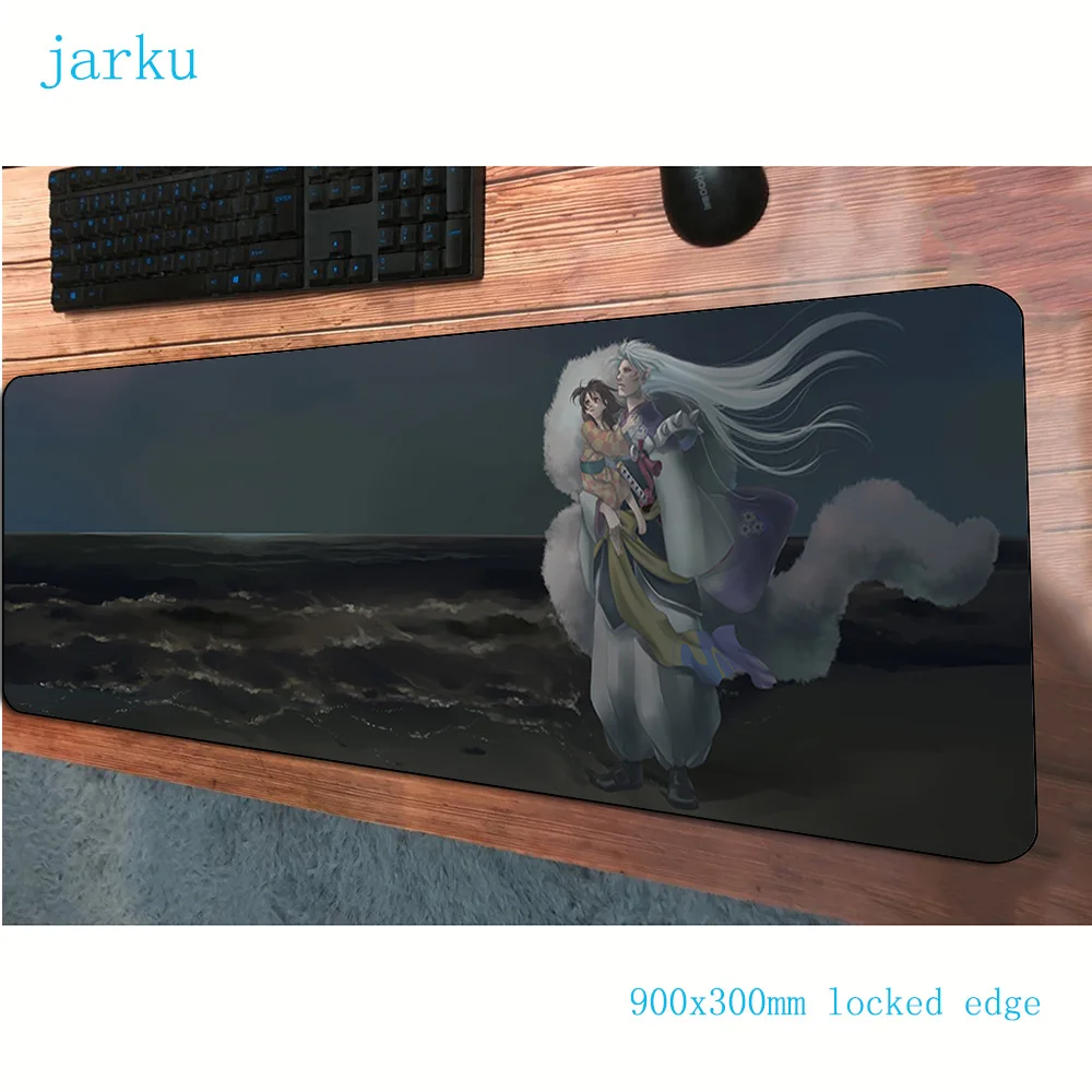 Коврик для мыши inuyasha 900x300 мм крутой новый компьютерный коврик игровые аксессуары