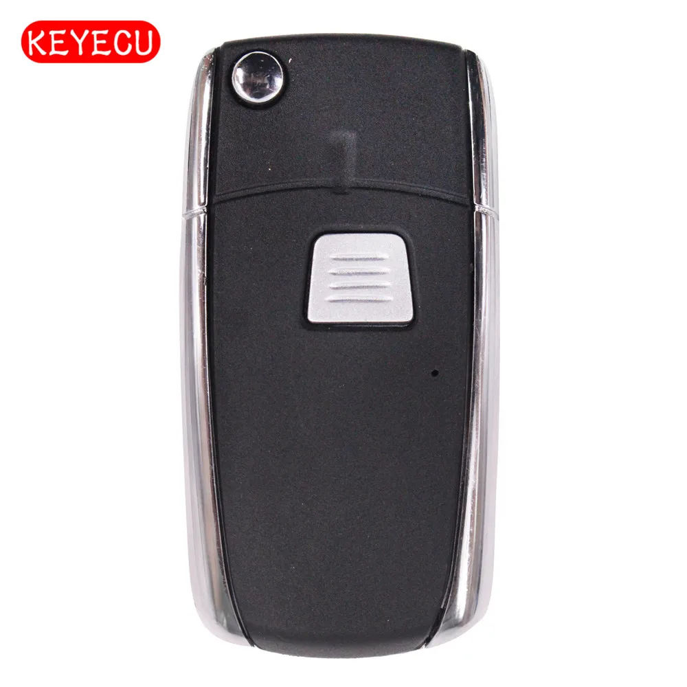 

Корпус для ключей Keyecu 10 шт./лот, модификация, складной корпус дистанционного ключа, 1 кнопка, преобразование FOB для Fiat Punto Bravo Doblo