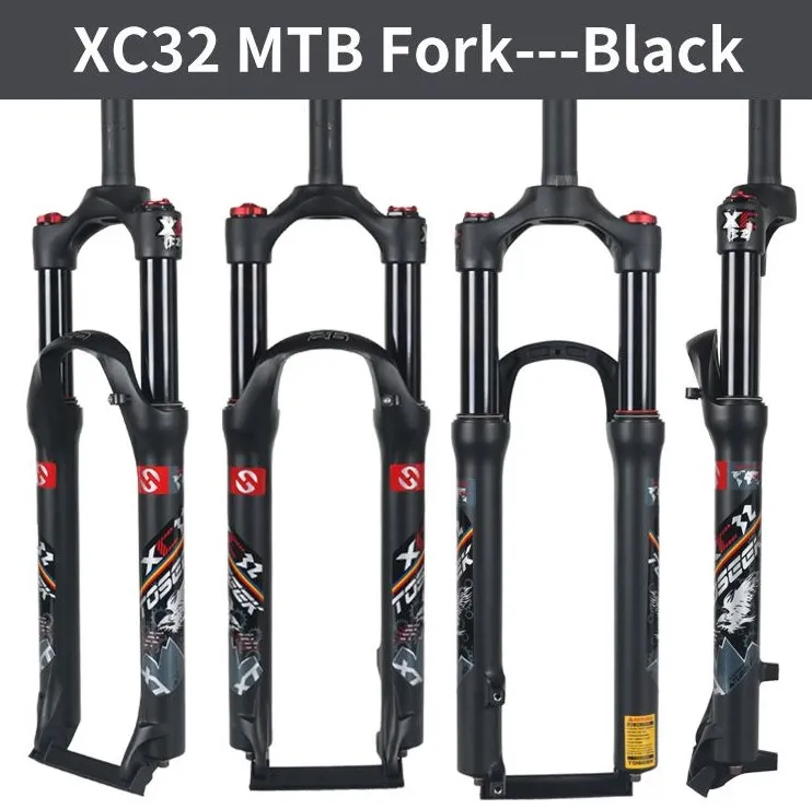 Новинка 2018 Велосипедная вилка для горного велосипеда Toseek XC32 26/27 5/29er 100 мм передняя