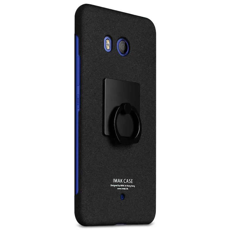 Чехол IMAK Для htc U11 матовая пластиковая задняя крышка для htc U11 чехол 5,5 дюймов с кольцом подставка Подарочная защита экрана