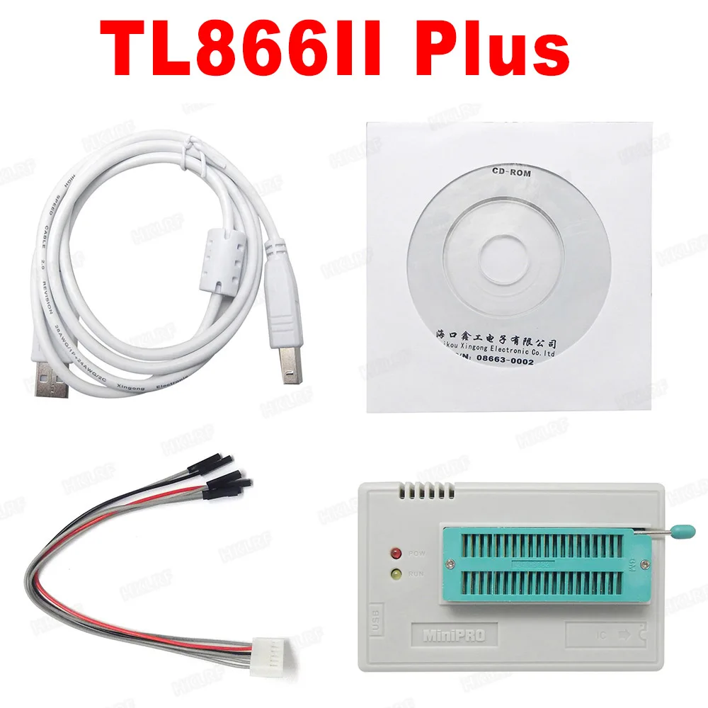 TL866ii Plus V.9.00 XGECU TL866CS TL866A TL866II ПЛЮС Универсальный USB программатор биос Nand MiniPro программатор 24 25 93 MCU биос EPROM - Цвет: TL866ii Plus