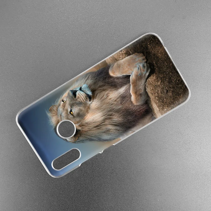 Чехол King of The lion для huawei Honor 8X Y9 9 10 Lite Play 8C 8S 8A Pro V20 20i 10i Y6 Y7 жесткий чехол для телефона из поликарбоната
