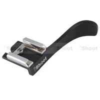 metal finger handle thumb grip w flash hot shoe mount holder bracket for olympus camera e m1e m5e p1e p3e p5e pm1e pm2