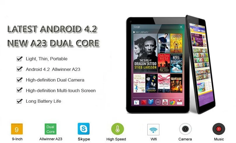 Boda планшетный ПК " дюймовый четырехъядерный процессор камера Android 4,4 емкостный экран планшет Allwinner pc 8GB