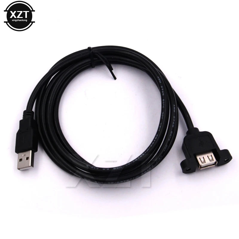 1 шт. Высокое качество USB 2 0 папа к женскому Удлинительный кабель с винт крепления