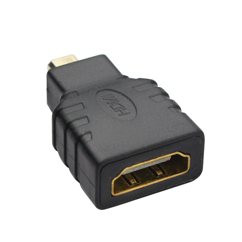 Адаптер 1080P Micro HDMI совместимый адаптер папа мама Золотой удлинитель конвертер для