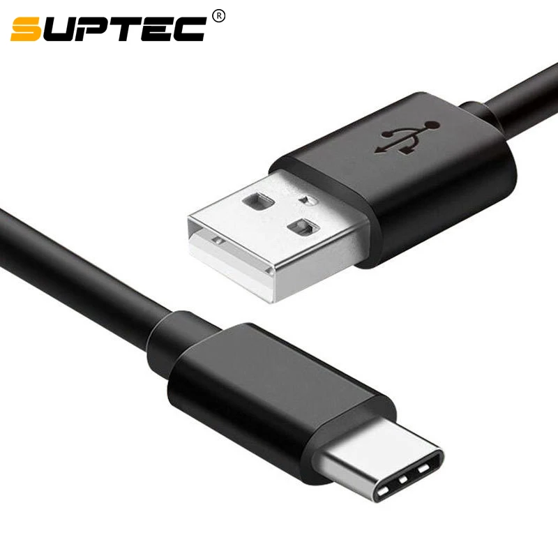 Кабель USB Type C SUPTEC 2 м провод для быстрой зарядки Samsung S9 S8 Xiaomi Redmi Note 7 Oneplus Pro Внешнее